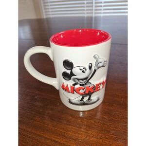 Walt Disney World Parks Raised 3D Logo Coffee Cup Mug Mickey Mouse 16 oz‎